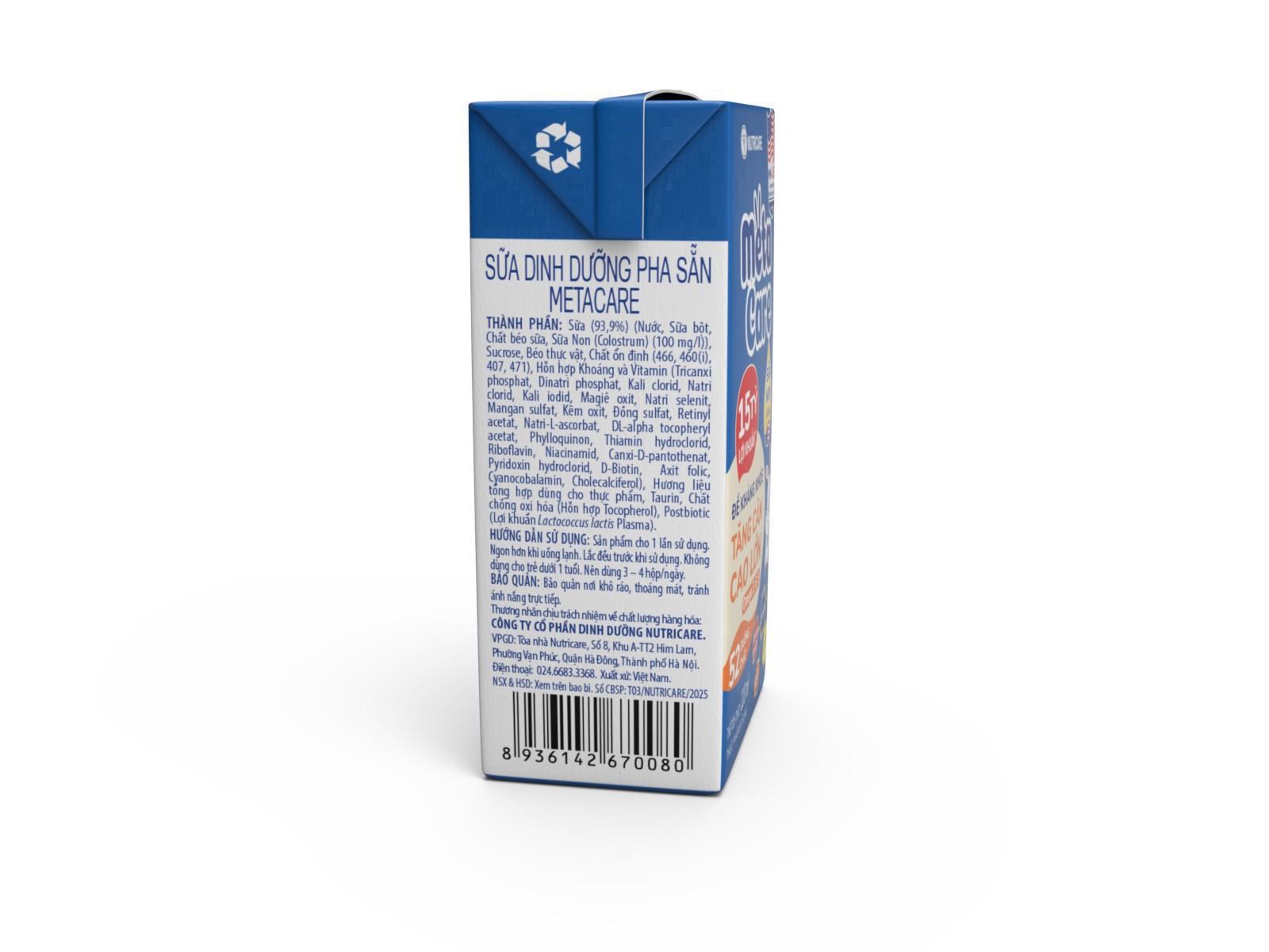 Metacare RTD Nutritional Milk 110 ml