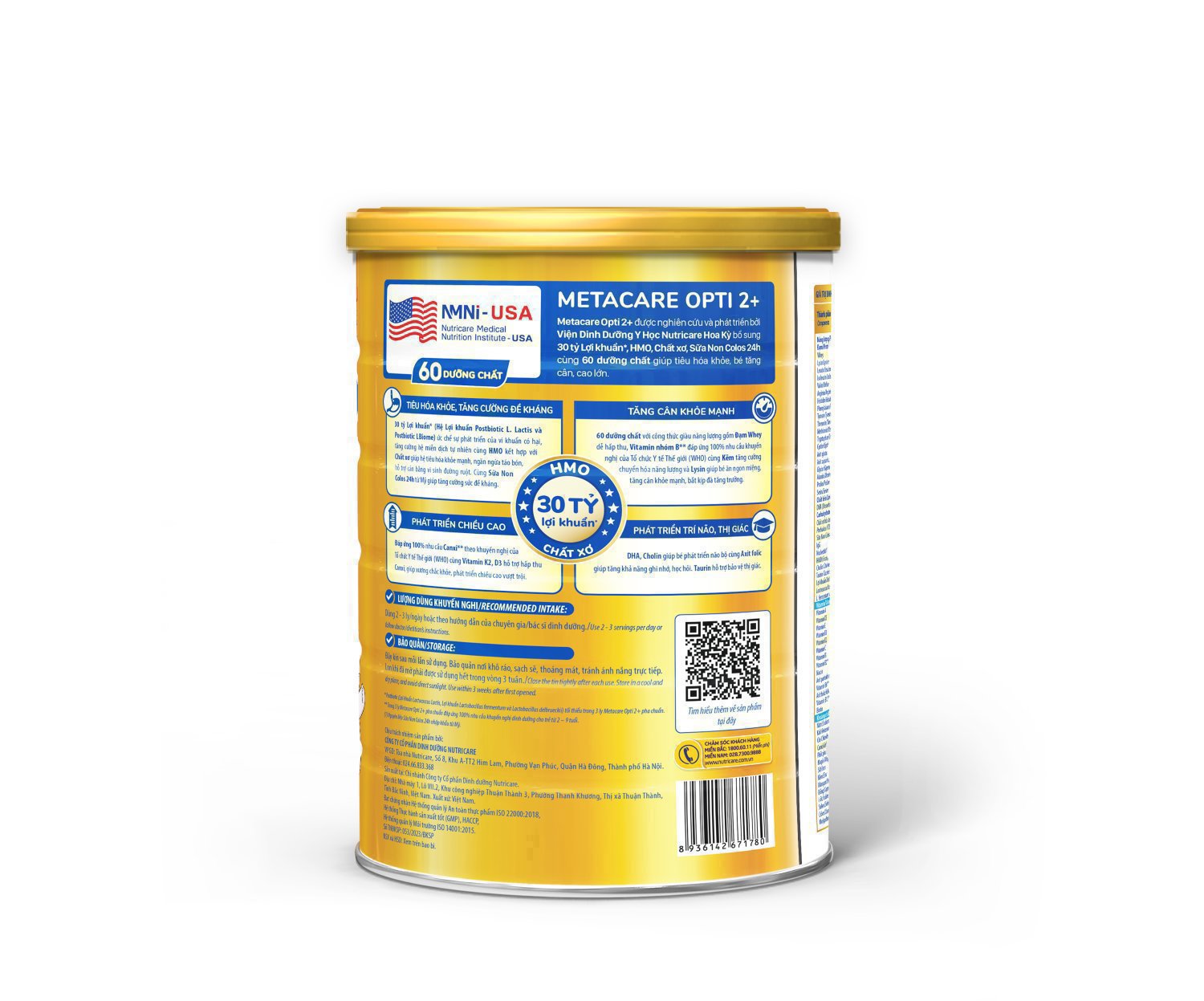 Metacare Opti 2+ 850 g