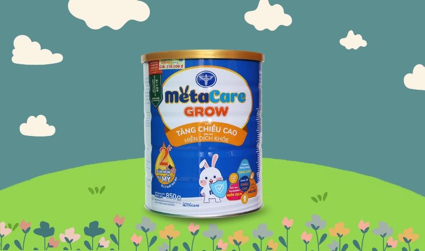 Sữa MetaCare Grow dành cho trẻ từ 0 - 2 tuổi