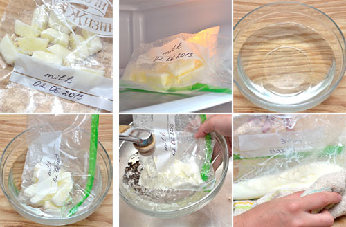 Cách Rã Đông Và Sử Dụng Sữa Sau Khi Rã Đông